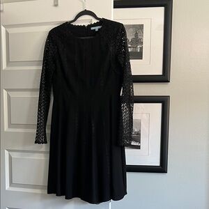 ANTONIO MELANI Black Long Sleeve Dress